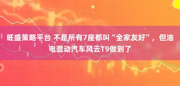 旺盛策略平台 不是所有7座都叫“全家友好”，但油电混动汽车风云T9做到了